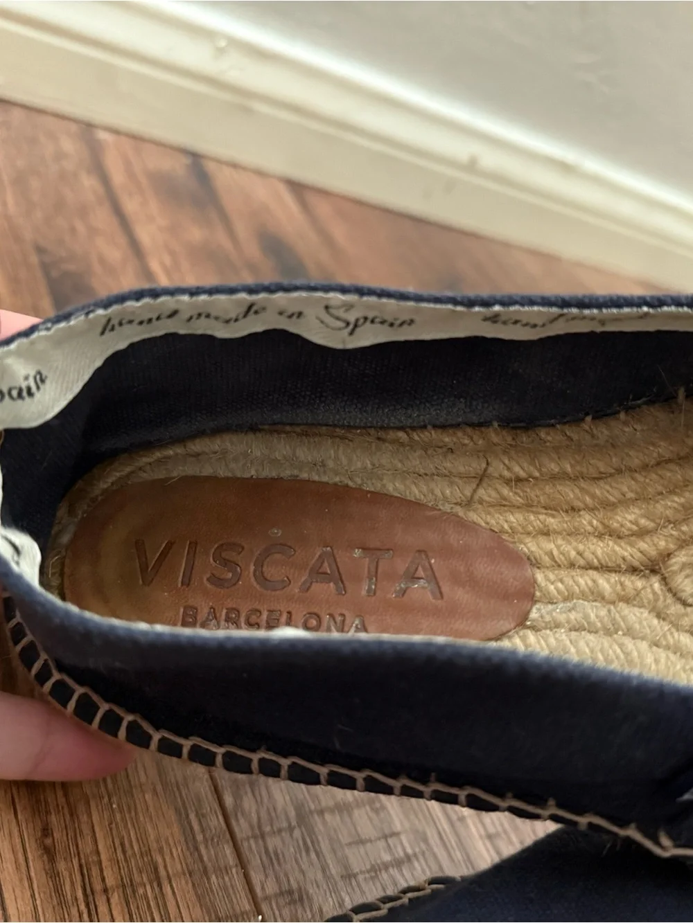 Viscata Men’s Navy Canvas Espadrilles Slip-On